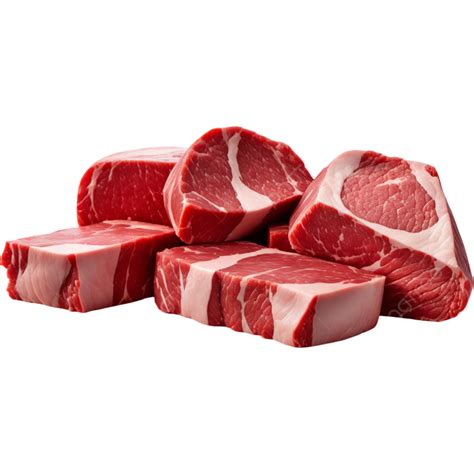 Carne Fresca Crua Realista PNG Ilustração Elemento Carne Crua PNG