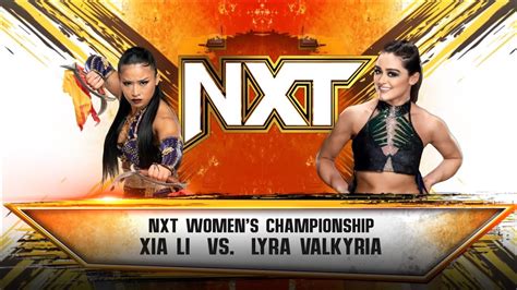 Xia Li Vs Lyra Valkyria NXT Preview WWE 2K23 YouTube