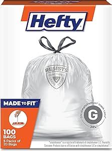 Hefty Hecho Para Adaptarse A Bolsas De Basura Se Adapta A Simplehuman