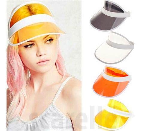 Viseira Transparente Praia Bone Anita Sol Carnaval Chapeu Sun Visor