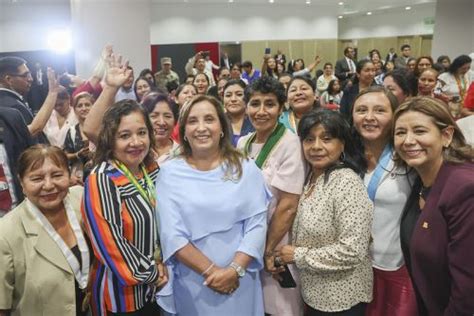 Presidenta Dina Boluarte Participó En La Instalación Del Consejo Nacional De Mujeres Galería