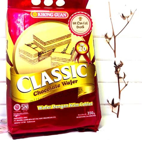 Jual Khong Guan Classic Wafer Chocolate Gr Shopee Indonesia