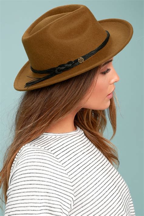 Billabong Eastwood Hat Wool Fedora Brown Hat Lulus