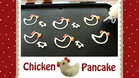 Pancake Art Tutorial Chicken By Jenni Price Youtube