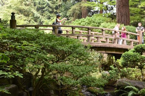 Portland Japanese Garden in Oregon Editorial Stock Photo - Image of ...