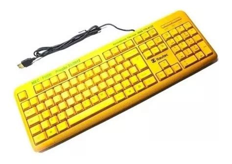 Teclado Itautec Usb Amarelo P S De Apoio Novo Parcelamento Sem