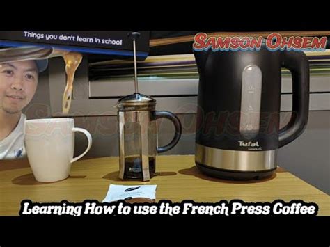 How To Use French Press Coffee Easy Way To Make Coffee DIY YouTube