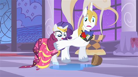 Image Prince Blueblood Stopping Rarity S1e26png My Little Pony