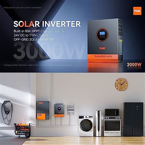 Powmr Solar Hybrid Inverter W Vdc To Vac Kw Off Grid Hybrid