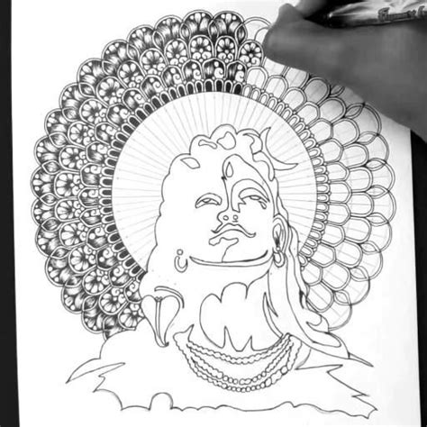 Lord Shiva Mandala Art