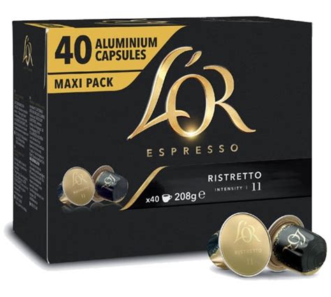 Capsule L Or Ristretto X Compatibles L Or Barista Et Nespresso