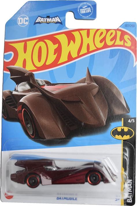 Hot Wheels Batmobile Batman Red Amazon Mx