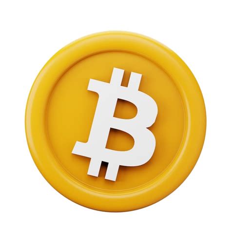 Premium PSD Bitcoin Btc 3d Coin Icon