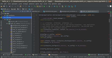 Quickstart For Android NDK ARCore Google For Developers