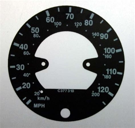 KMH to MPH Conversion Dial for imported vehicle. Part No. C377 ...