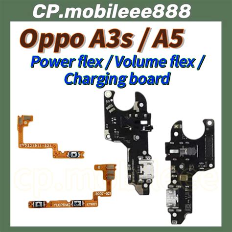 Oppo A3s A5 Realme C1 Realme 2 1853 1803 Power Volume Flex Button Switch Usb Charging Port Board