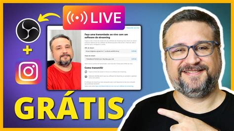 Como Fazer Live no Instagram Método Oficial e GRÁTIS OBS Studio