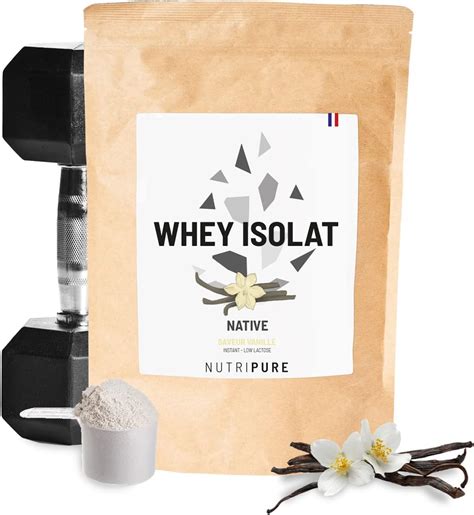 Nutripure Whey Isolate Native En Poudre Compl Ment Alimentaire