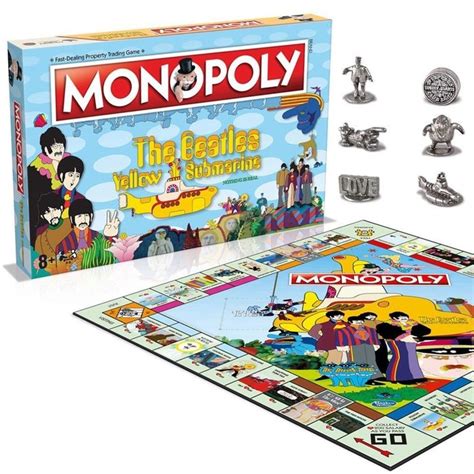 The Beatles Yellow Submarine Monopoly 50th Anniversary Edition Hasbro