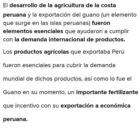 Como Se Relaciona El Desarrollo De La Agricultura De La Costa Peruana