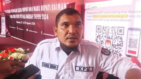 KPU Kaimana Buka Kembali Pendaftaran Bacakada Selama 3 Hari Papua Kini