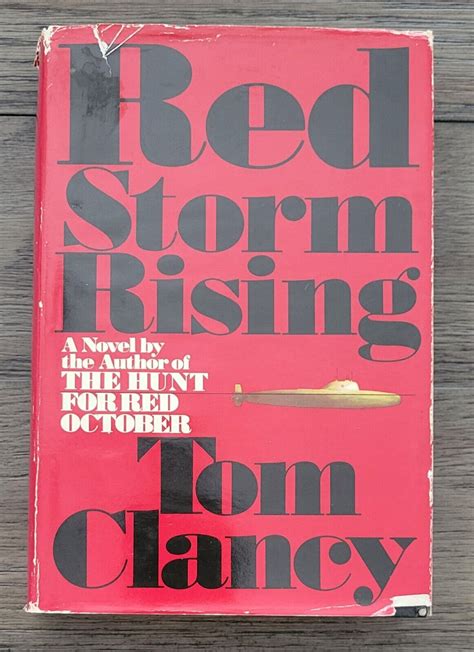 Red Storm Rising Tom Clancy Books X2 Hardcover And Paperback 1986