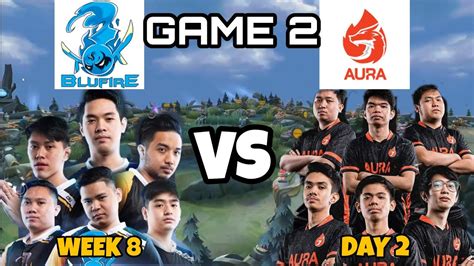 Aura Ph Vs Blue Fire Game Mpl Ph Season Live Week Day Youtube