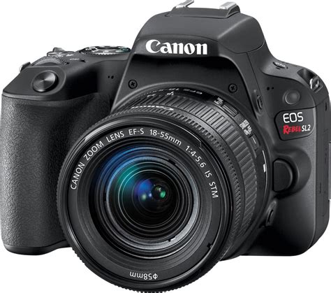 Best Buy Canon EOS Rebel SL2 DSLR Camera With EF S 18 55mm IS STM Lens