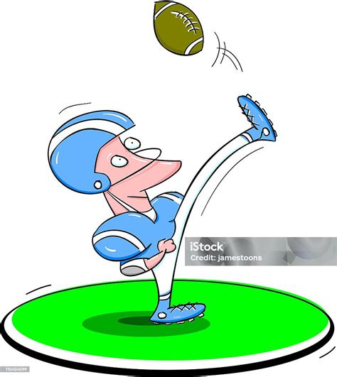 Football Kicker Stock Illustration - Download Image Now - American ...