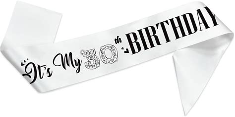 Its My 30th Birthday Sash 30 Years Old Sash 30th Birthday