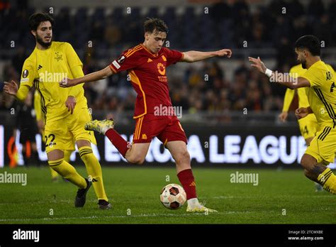 Rome Italy Th Dec Nicolo Pisilli Of A S Roma Score