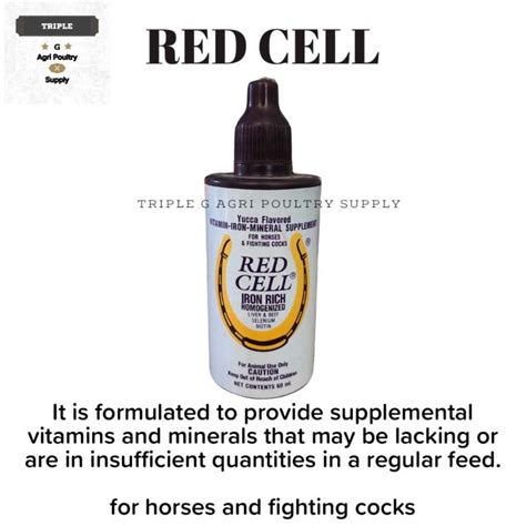 Red Cell Iron Rich Vitamns Ml Lazada Ph