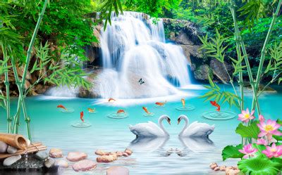 Waterfall in the Park jigsaw puzzle in Waterfalls puzzles on ...