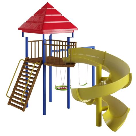 Playground For Children In The Park 3d Model Cgtrader