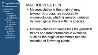 ecology macroevolution pptx genetics science