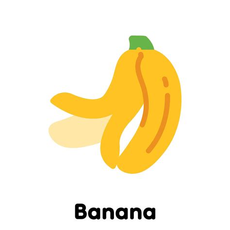 Banana Icon Vector Illustration 9429827 Vector Art At Vecteezy