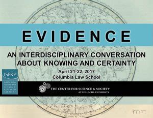 Summary Report For Evidence An Interdisciplinary Conversation About