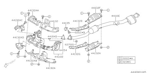 Ab A Genuine Subaru Cover Exhaust