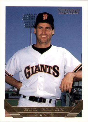 1993 Topps Gold Bud Black San Francisco Giants 498 Ebay