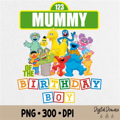 Sesame Street Birthday Png Sesame Street Png Birthday Cust Inspire