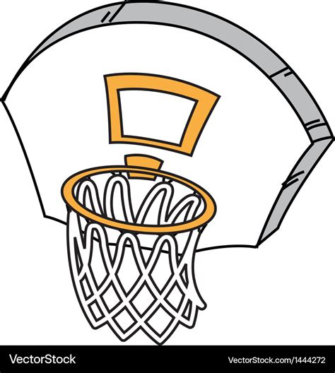 Basketball Hoop Royalty Free Vector Image VectorStock