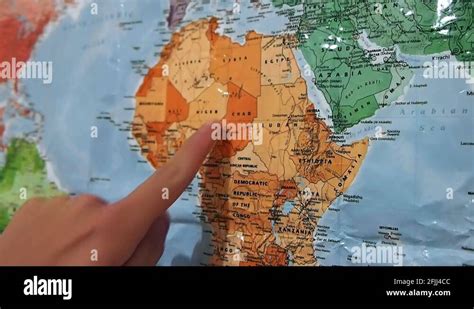 Africa On World Map Stock Video Footage - Alamy