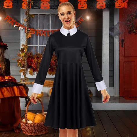 Mercoledì Addams Cosplay Mercoledì Costume da donna Mercoledì Bambini