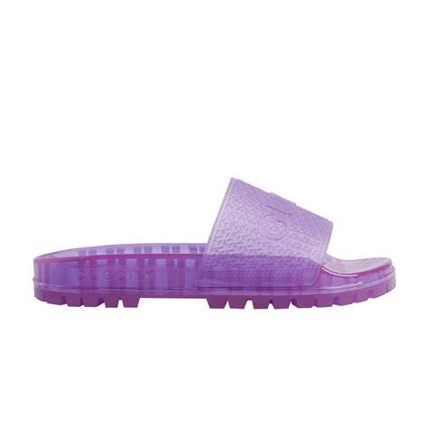 Buy Adidas X Gucci Wmns Slide Transparent Purple 721228 Jaacp 5213