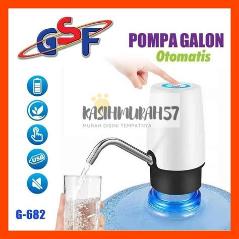 Jual POMPA GALON ELEKTRIK GSF G 682 SENSOR OTOMATIS POMPA AIR GALON