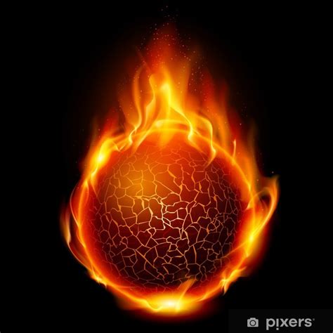 Papier Peint Boule De Feu Fr Pixers Be