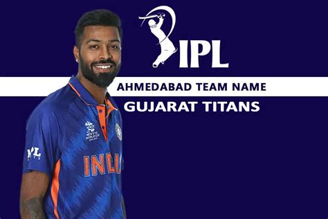 IPL 2022 Ahmedabad Team Name is Gujarat Titans, Check Logo