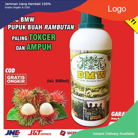 Jual Pupuk Organik Cair Tanaman Perangsang Buah Rambutan Poc Bmw