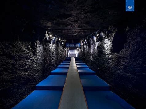 Gelsenkirchen: Schalke transforms player tunnel into mine shaft ...