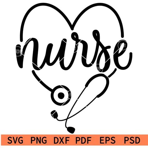 Nurse Stethoscope Svg Stethoscope Nurse Svg Nurse Life Svg